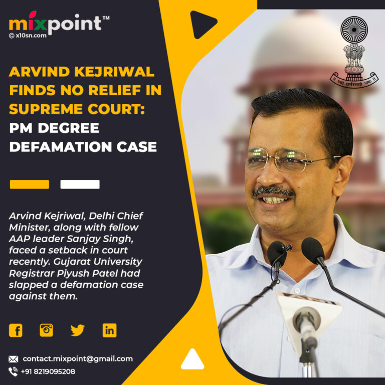 Arvind Kejriwal Finds No Relief in Supreme Court: PM Degree Defamation Case 
