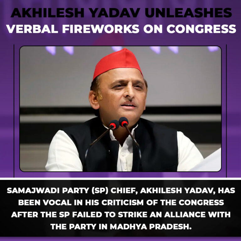 Akhilesh Yadav Unleashes Verbal Fireworks on Congress & BJP