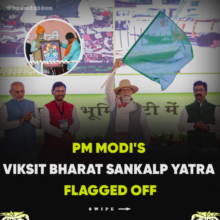PM Modi’s Viksit Bharat Sankalp Yatra Flagged Off