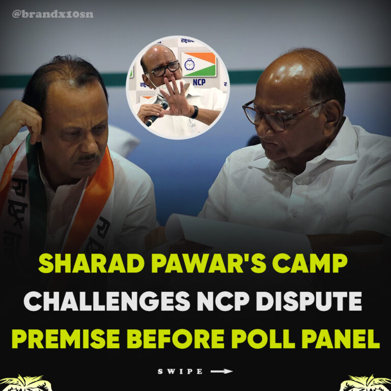 Sharad Pawar’s Camp Challenges NCP Dispute Premise Before Poll Panel