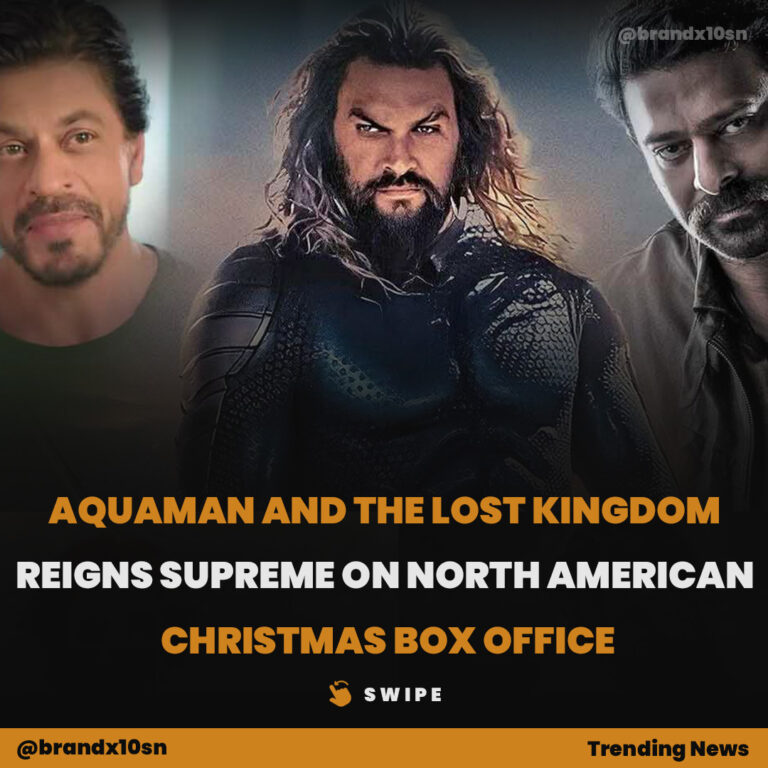 Aquaman and the Lost Kingdom Reigns Supreme on North American Christmas Box Office