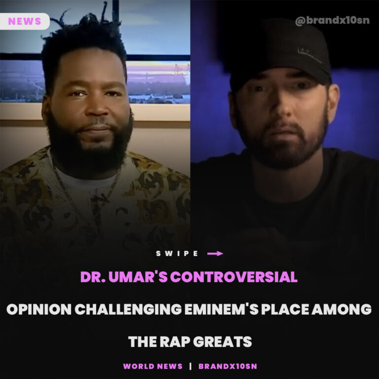 Dr. Umar’s Controversial Opinion Challenging Eminem’s Place Among the Rap Greats