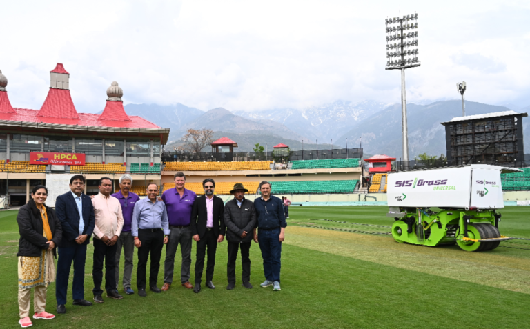 HPCA’S DHARAMSHALA BECOMES THE FIRST INDIAN STADIUM TO HOST A SISGRASS HYBRID PITCH INSTALLED BY GLOBAL SPORTS SURFACE COMPANY SIS PITCHES
